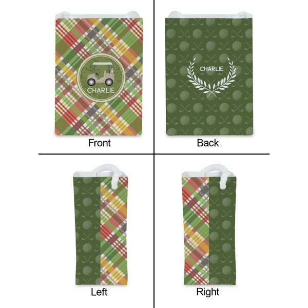 Golfer's Plaid Jewelry Gift Bag - Matte - Approval