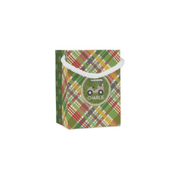 Golfer's Plaid Jewelry Gift Bags - Matte (Personalized)