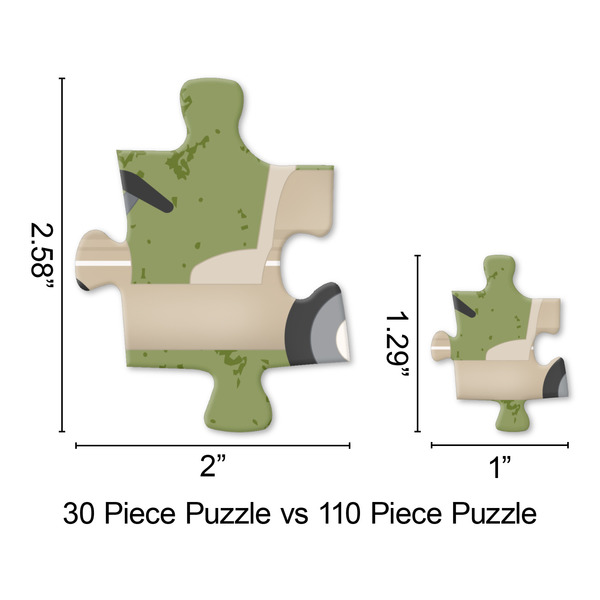 Golfer's Plaid Jigsaw Puzzle - Piece Comparison