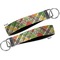 Golfer's Plaid Key-chain - Metal and Nylon - Front and Back