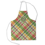 Golfer's Plaid Kid's Apron - Small (Personalized)