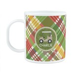 Golfer's Plaid Plastic Kids Mug (Personalized)
