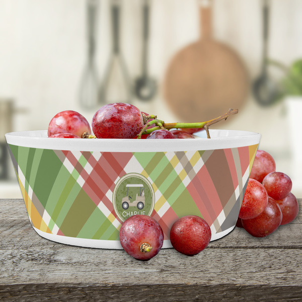Golfer's Plaid Kids Bowls - LIFESTYLE