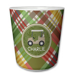 Golfer's Plaid Plastic Tumbler 6oz (Personalized)