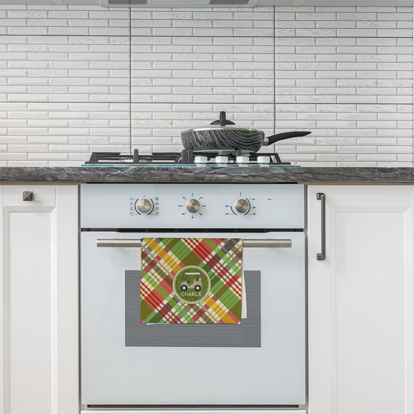 Golfer's Plaid Kitchen Towel - Poly Cotton - Lifestyle