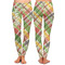 Golfer's Plaid Ladies Leggings - Front and Back