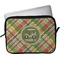 Golfer's Plaid Laptop Sleeve / Case (Personalized)