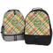 Golfer's Plaid Large Backpacks - Both