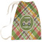 Golfer's Plaid Laundry Bag - Large (Personalized)