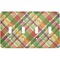 Golfer's Plaid Light Switch Cover (4 Toggle Plate)