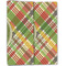 Golfer's Plaid Linen Placemat - Folded Half (double sided)