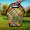 Golfer's Plaid Lunch Bag - Hand