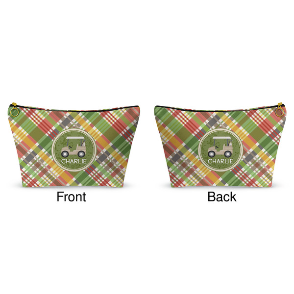 Golfer's Plaid Makeup Bag (Front and Back)