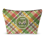 Golfer's Plaid Makeup Bag (Personalized)