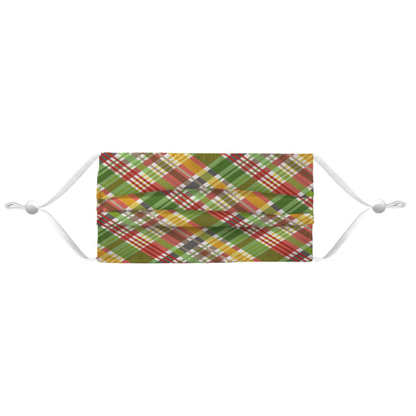Golfer's Plaid Mask - Pleated (new) APPROVAL
