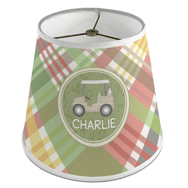 Custom Golfer's Plaid Empire Lamp Shade (Personalized)