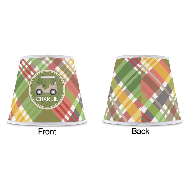 Golfer's Plaid Poly Film Empire Lampshade - Approval
