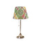Golfer's Plaid Poly Film Empire Lampshade - On Stand