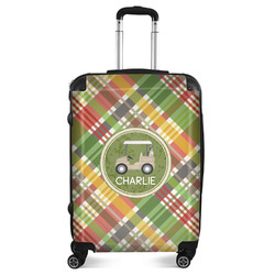 Golfer's Plaid Suitcase - 24" Medium - Checked (Personalized)