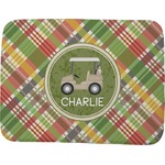 Golfer's Plaid Memory Foam Bath Mat - 48"x36" (Personalized)