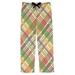 Golfer's Plaid Mens Pajama Pants - 2XL