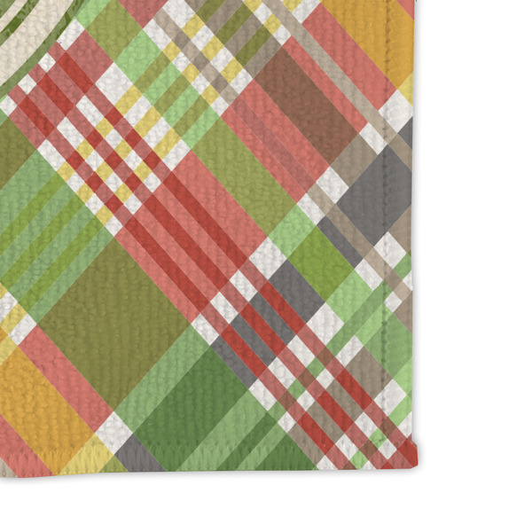 Golfer's Plaid Microfiber Dish Rag - DETAIL