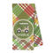 Golfer's Plaid Kitchen Towel - Microfiber (Personalized)