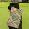 Golfer's Plaid Microfiber Golf Towels - Small - LIFESTYLE