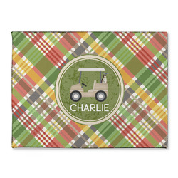 Golfer's Plaid Microfiber Screen Cleaner (Personalized)