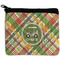 Golfer's Plaid Rectangular Coin Purse (Personalized)