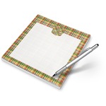 Golfer's Plaid Notepad (Personalized)