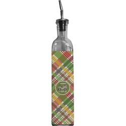 Golfer's Plaid Oil Dispenser Bottle (Personalized)
