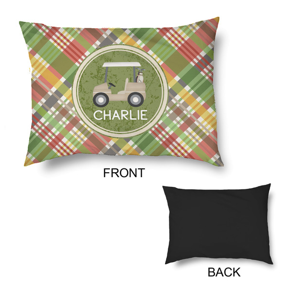 Golfer's Plaid Outdoor Dog Beds - Medium - APPROVAL