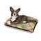 Golfer's Plaid Outdoor Dog Beds - Medium - IN CONTEXT