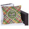 Golfer's Plaid Outdoor Pillow - 18" (Personalized)