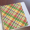 Golfer's Plaid Page Dividers - Set of 5 - In Context