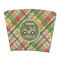 Golfer's Plaid Party Cup Sleeves - without bottom - FRONT (flat)