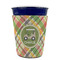 Golfer's Plaid Party Cup Sleeves - without bottom - FRONT (on cup)
