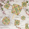Golfer's Plaid Party Supplies Combination Image - All items - Plates, Coasters, Fans