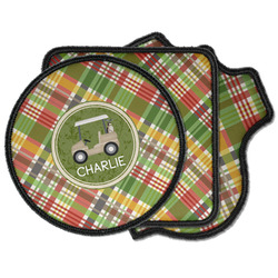 Golfer's Plaid Iron on Patches (Personalized)