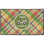 Golfer's Plaid Door Mat - 60"x36" (Personalized)