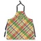 Golfer's Plaid Apron Without Pockets w/ Name or Text