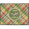 Golfer's Plaid Personalized Door Mat - 24x18 (APPROVAL)