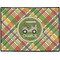 Golfer's Plaid Door Mat - 24"x18" (Personalized)