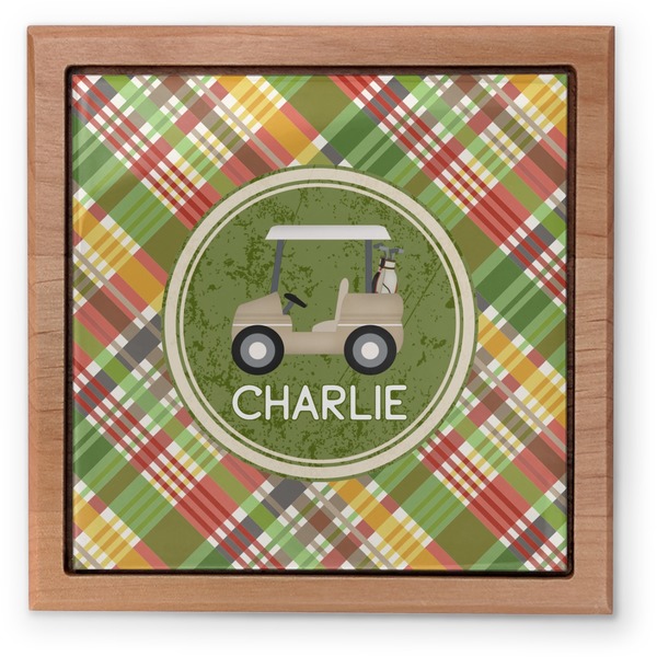 Golfer's Plaid Pet Urn - Apvl