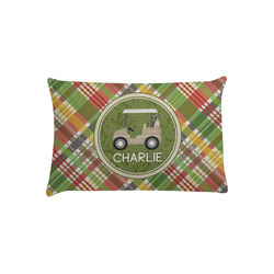 Golfer's Plaid Pillow Case - Toddler (Personalized)