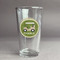 Golfer's Plaid Pint Glass - Two Content - Front/Main