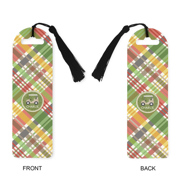 Golfer's Plaid Plastic Bookmarks - Approval