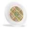 Golfer's Plaid Plastic Party Dinner Plates - Main/Front