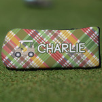 Golfer's Plaid Blade Putter Cover (Personalized)
